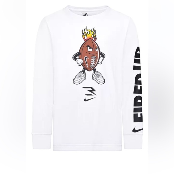 Nike ‼️🔥3BRAND by Russell Wilson
Big Boys Fired Up Ballers Long Sleeve T-shirt S - Picture 3 of 9